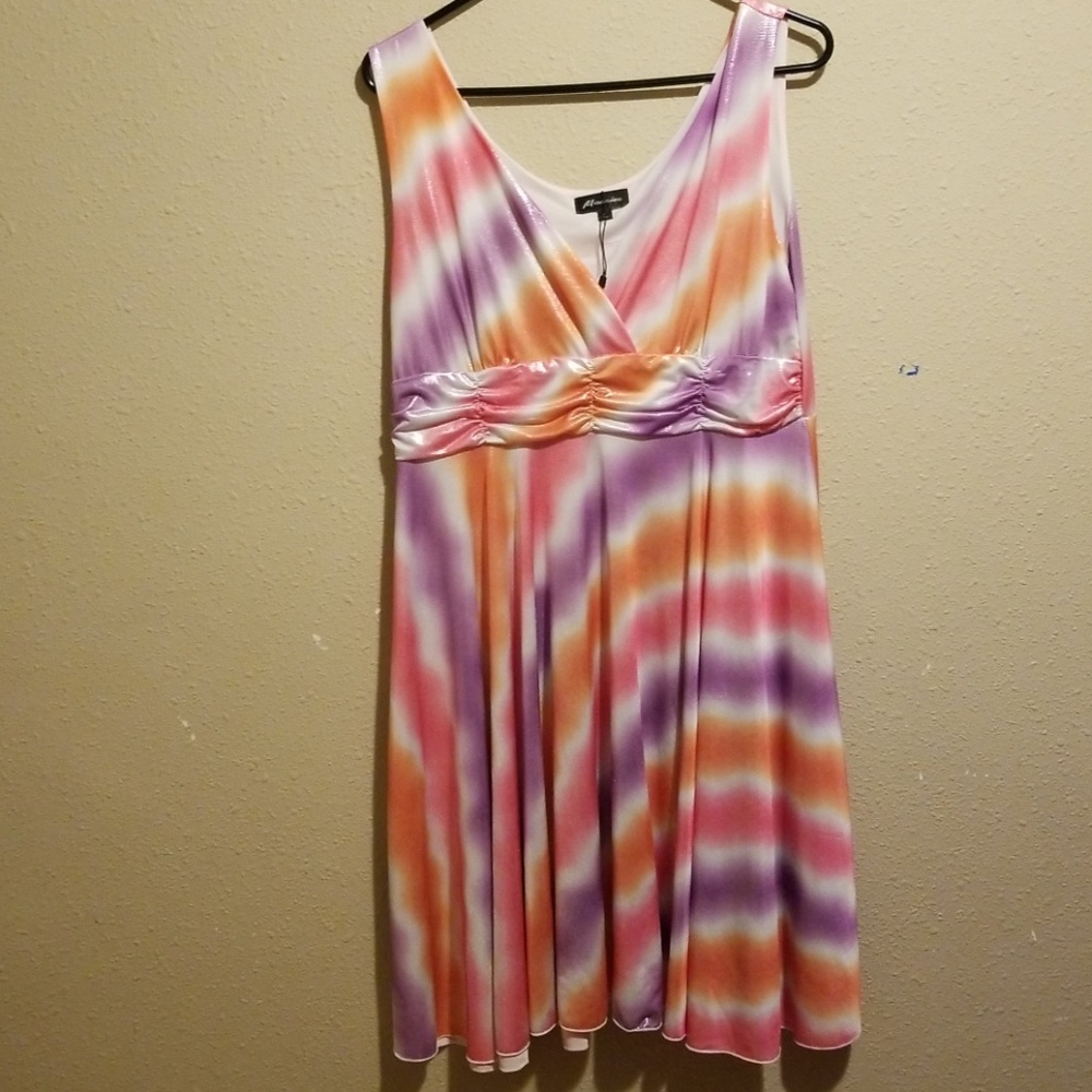 Metallic dress